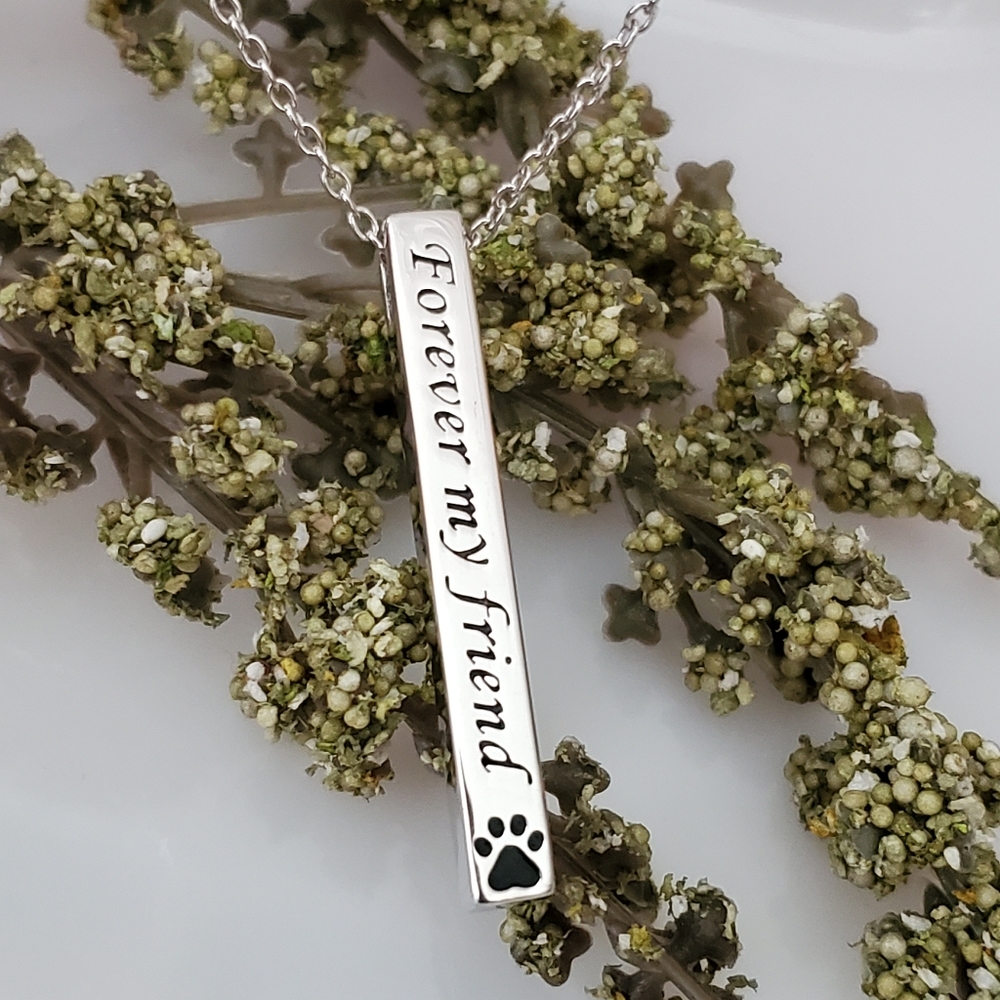 NEW 2- sided Paw Friend Necklace